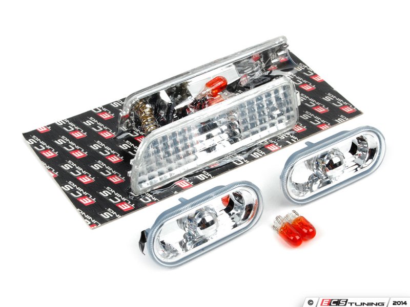 ECS 1J0998001KT2 Smooth Style Side Marker Set Clear