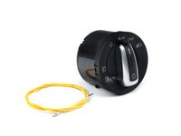 ES#2597833 - 5ND941431BKT - Automatic European Headlight Switch - Brushed Trim - Controls headlights, parking lights, front fog lights, and rear fog lights - Bremmen Parts - Volkswagen