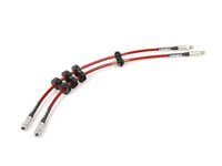 ES#3638696 - 024828ECS01 - Exact-Fit Stainless Steel Brake Lines - Front - DOT-compliant kit to improve pedal feel in your vehicle. - ECS - BMW