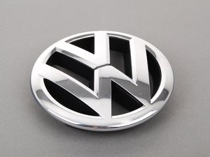 vw passat front emblem replacement