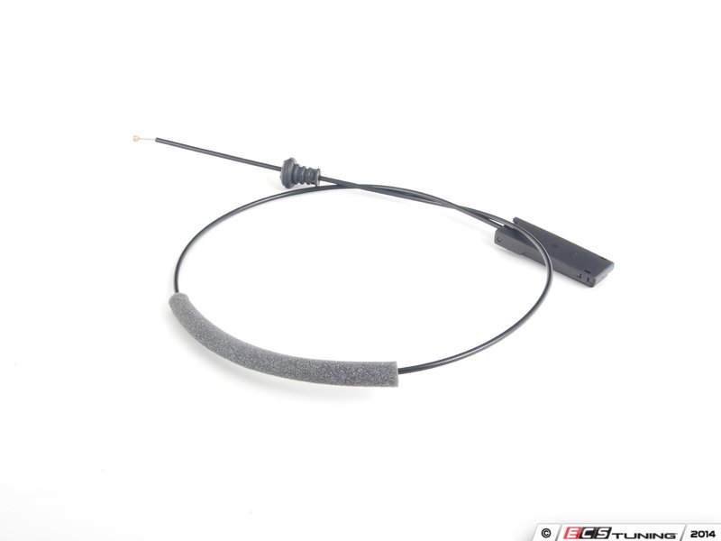 Genuine Volkswagen Audi 4E0823543A Hood release Cable (4E0 823 543 A)