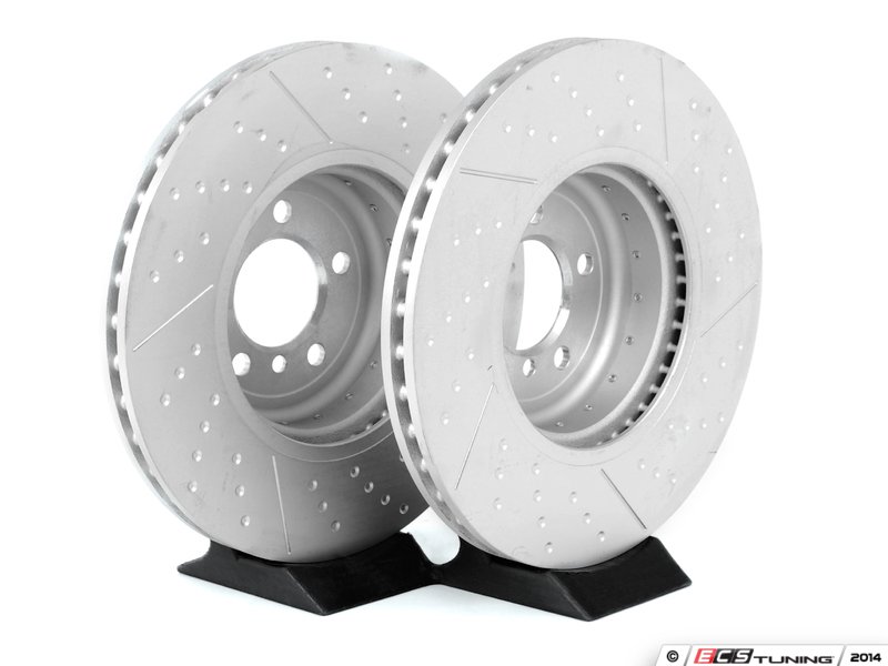 Genuine BMW M Performance - 34106797603kt - Front Brake Rotors - Pair
