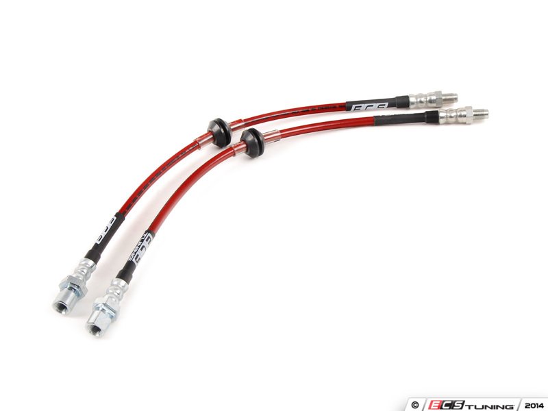 ECS 002427ECS01A ExactFit Stainless Steel Brake Lines Front