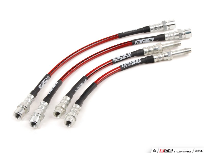 ECS 99335512900KT ExactFit Stainless Steel Brake Lines Kit