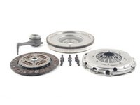 ES#2730864 - 52405623 - Clutch Kit - Single Mass Flywheel - Includes clutch disc, pressure plate, solid flywheel, throw-out bearing, & flywheel mounting hardware. - Valeo - Volkswagen