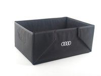 ES#2571764 - 8U0061109 - interior cargo box - Foldable box that features the Audi rings logo - Genuine Volkswagen Audi - Audi