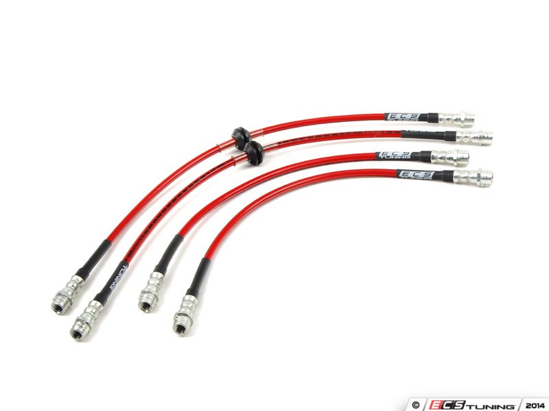 ECS 002417ECS01AKT Front & Rear ExactFit Stainless Steel Brake