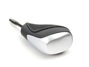 ES#264311 - 25162153758 - BMW Performance Shift Knob - Leather with brushed aluminum and alcantra - Genuine BMW M Performance - BMW