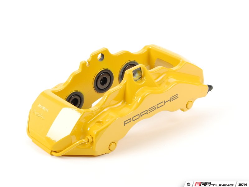 Genuine Porsche 99635143231 Front Brake Caliper Yellow