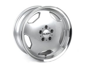 ES#2748500 - 803-1KT1 - 17" Style 803 Wheels - Set Of Four - 17"x8" ET30 66.6CB 5x112 Silver with Machined Lip - Alzor - Audi Mercedes Benz