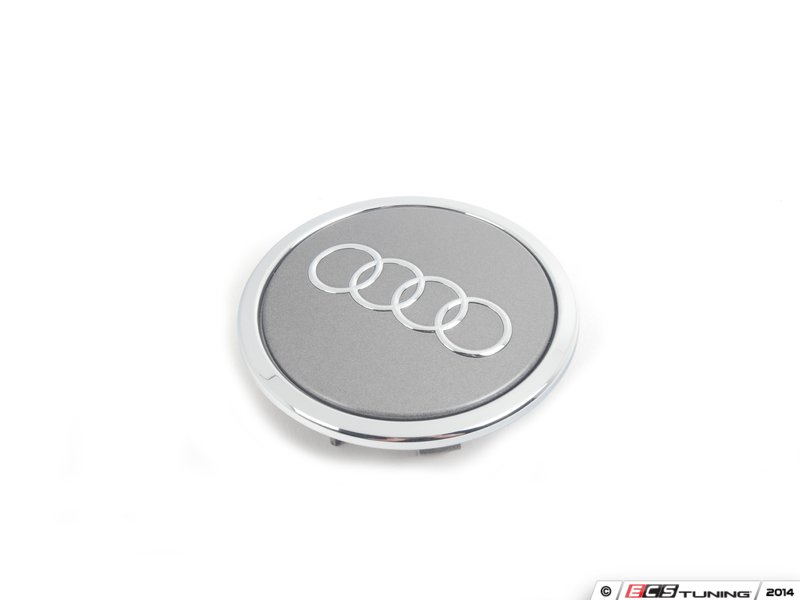 Genuine Volkswagen Audi - 8T0601170A7ZJ - Center Cap - Grey Metallic ...