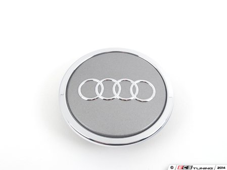 Genuine Volkswagen Audi - 8T0601170A7ZJ - Center Cap - Grey Metallic ...