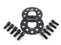 ES#2748179 - ECS10152KTWBC1KT - ECS Wheel Spacer & Bolt Kit - 3mm With Black Conical Seat Bolts - Includes everything you need to install spacers on two wheels - ECS - Audi Volkswagen