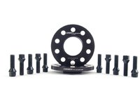 ES#2748285 - 002411ECS02AKT7 - Wheel Spacer & Bolt Kit - 12.5mm With Black Conical Seat Bolts - Complete kit for two wheels, comes with everything you need to install spacers on your aftermarket wheels - ECS - Audi