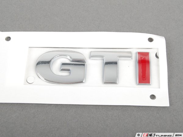 Genuine Volkswagen Audi - 1J0853675AHGQF - GTI Emblem - (NO LONGER ...