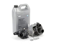 ES#2763064 - 11517632426KT3 - Water Pump And Thermostat Kit - Includes everything you need to replace your water pump and thermostat - Genuine BMW - BMW