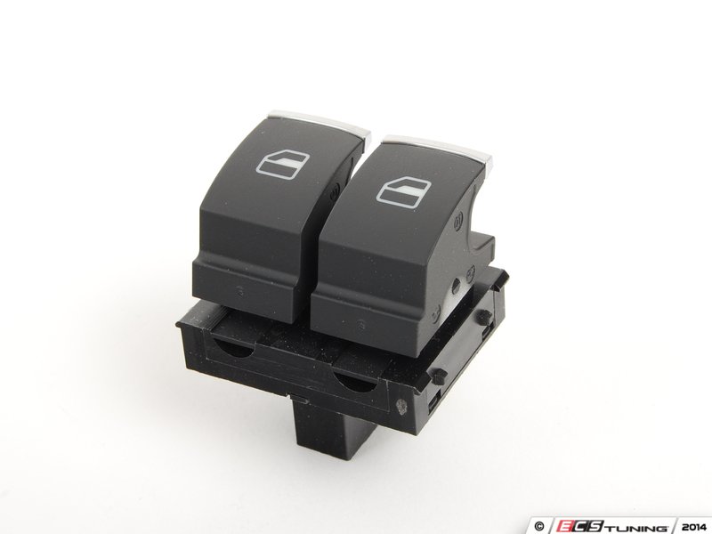 Genuine Volkswagen Audi 5K3959857CXSH Window Switch Chrome (5K3 959 857 C XSH)