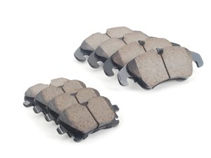 ES#2763651 - 8K0698151Hkt2 - Front & Rear Euro Ceramic Brake Pad Kit - Ceramic composite developed to meet low dust & noise requirements, includes front and rear pads - Akebono - Audi