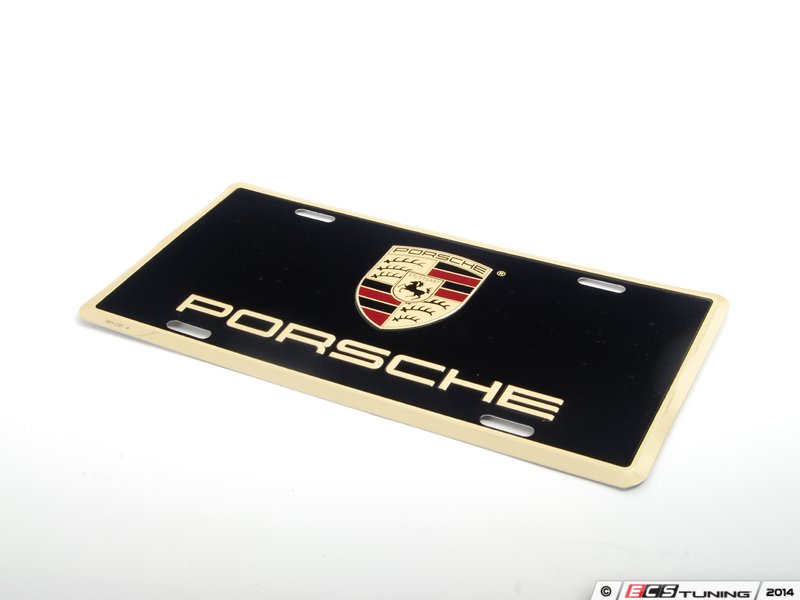 Porsche Logo License Plate