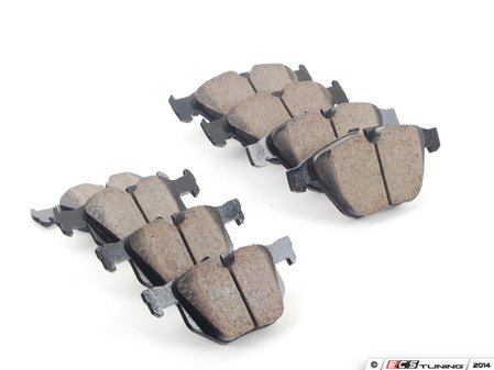 ES#2763267 - AkebonoFRKT - Front & Rear Euro Ceramic Brake Pad Kit - Offers excellent pedal feedback, low dust, and smooth initial bite. A favorite among BMW enthusiasts. - Akebono - BMW