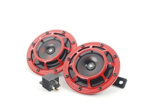 ES#2763608 - 003399801 - HELLA Supertone Horn Set - Dual tone electric horn kit to let the world know where you are - Hella - Audi BMW Volkswagen Mercedes Benz MINI Porsche