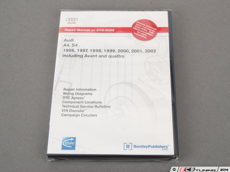 ECS News Audi B5 S4 Bentley Service Manual