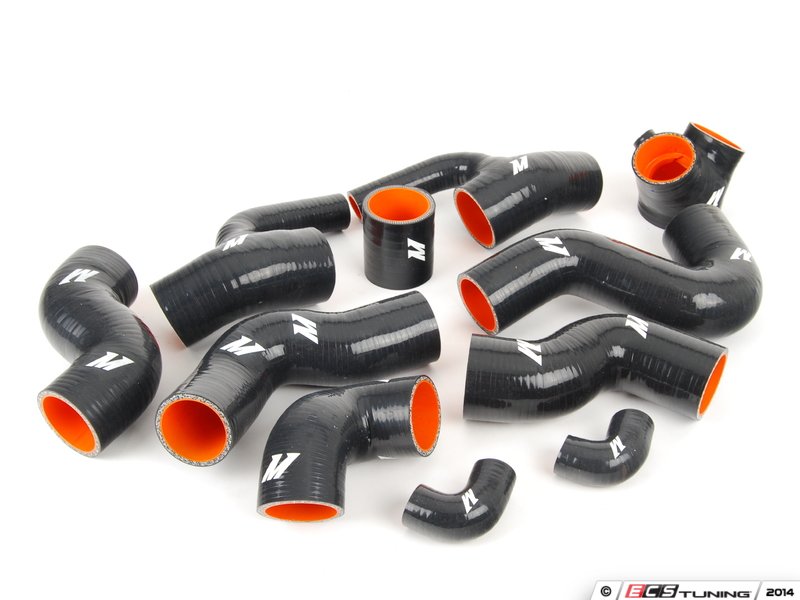 Mishimoto - MMHOSES497TBK - Silicone Turbo Hose Kit - Black