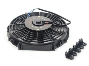 ES#2765250 - MMFAN12 - Universal 12" Electric Fan - Black - 934 CFM - 5.7 amps at 12.3 volts - Mishimoto - Audi BMW Volkswagen MINI