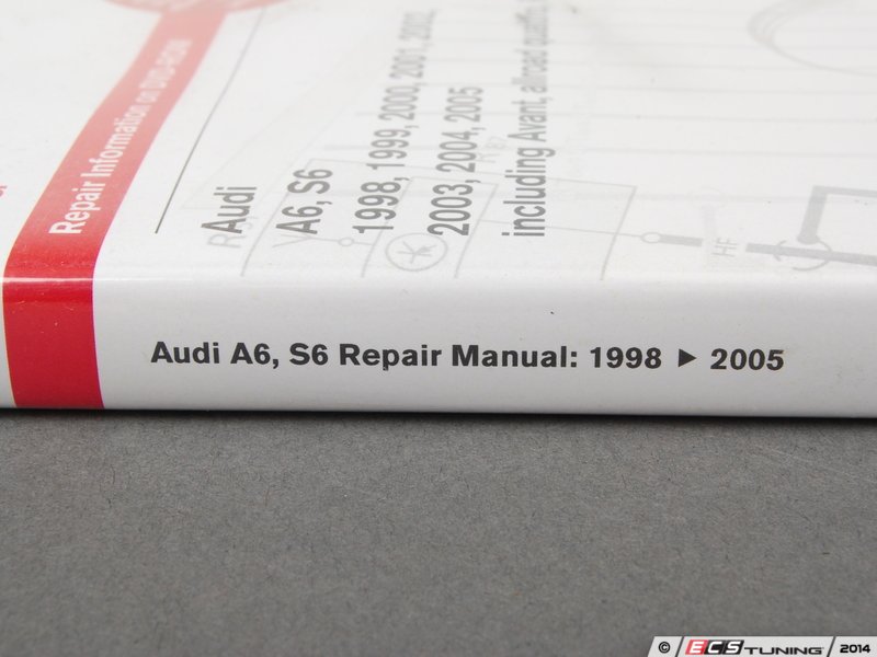 Manuals AC55 Audi C5 A6/S6/RS6/Allroad (1998 2005) DVD ROM Service