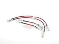 ES#2500572 - 1KM698004 - Front & Rear Exact-Fit Stainless Steel Brake Lines - Kit - Complete set of DOT-compliant lines for an improved pedal feel - ECS - Audi Volkswagen