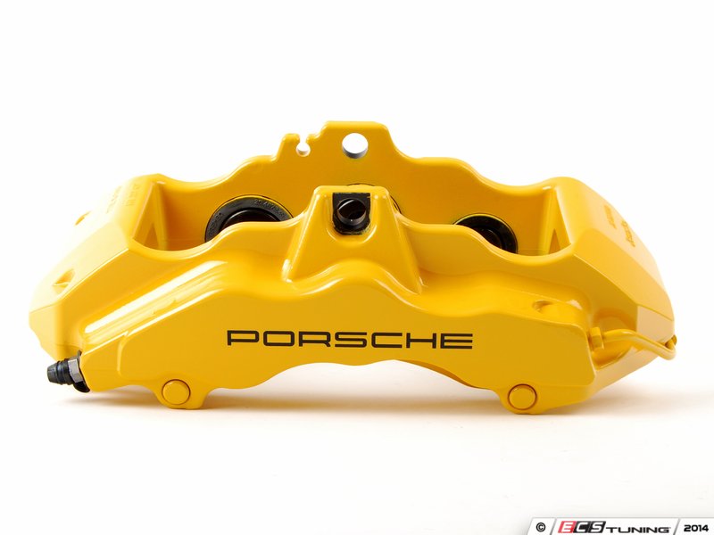 Genuine Porsche 99635143131 Front Brake Caliper Yellow