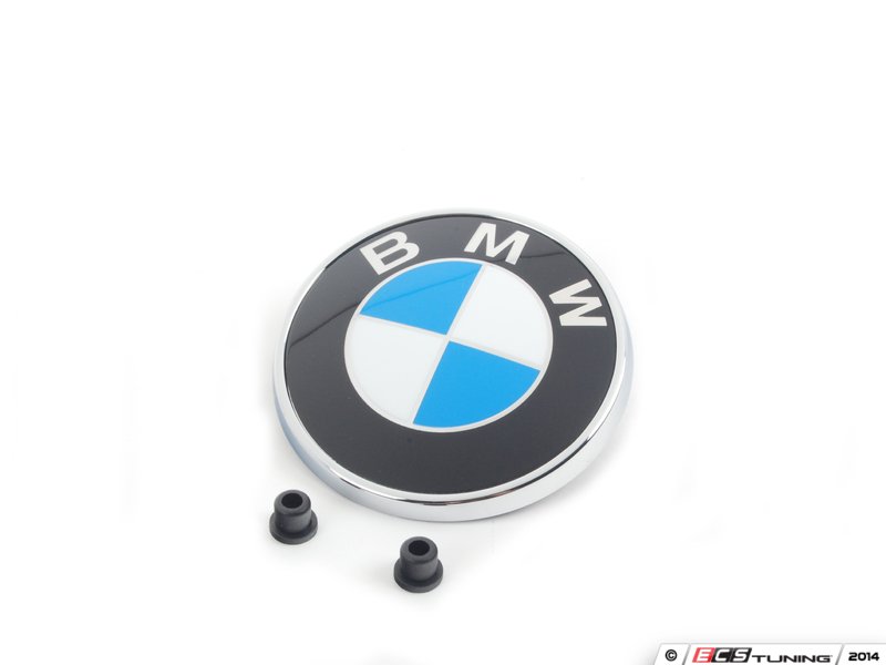 Genuine BMW 51147146052KT Trunk Emblem & Grommet Kit