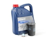 ES#2724088 - 06A115561BPSKT - Oil Service Kit - Includes standard Mann oil filter and Vaico 5w-40 oil - Assembled By ECS - Audi Volkswagen