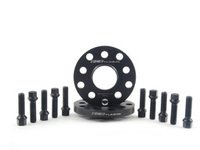 ES#2748257 - 30255571ECSWBKT - ECS Wheel Spacer And Bolt Kit - 15mm With Black Ball Seat Bolts - Comes with everything you need to install spacers on two wheels - ECS - Audi Volkswagen