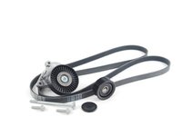 ES#2763788 - 01199797921KT2 - Accessory Belt Kit - Includes belt tensioner, pulley, belt, and hardware - Assembled By ECS - Mercedes Benz