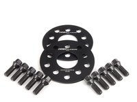 ES#2748184 - ECS10154KTWBC1 - ECS Wheel Spacer & Bolt Kit - 5mm With Black Conical Seat Bolts - Includes everything you need to install spacers on two wheels - ECS - Audi Volkswagen
