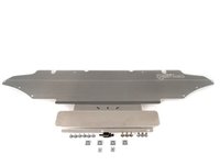 ES#2771379 - 003251ECS01AKTKT - ECS Tuning Street Shield Aluminum Skid Plate Kit - Protect your vehicle's oil pan & electronic steering rack with this 4mm thick aluminum skid plate - ECS - Audi