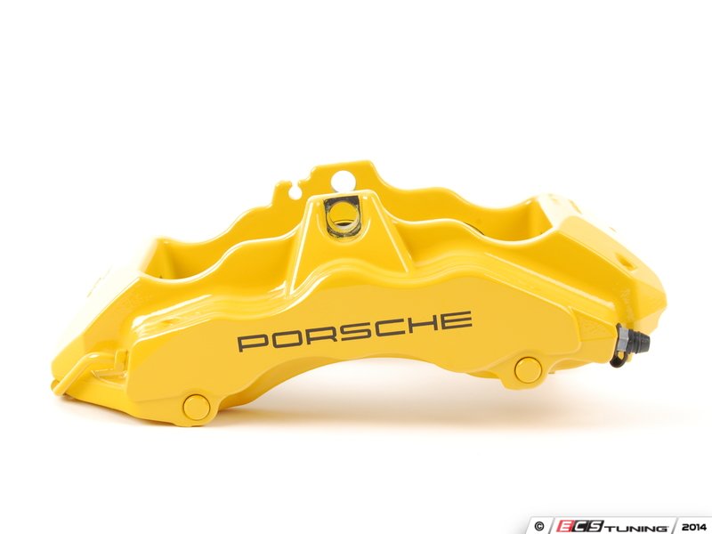 Genuine Porsche 99635143231 Front Brake Caliper Yellow