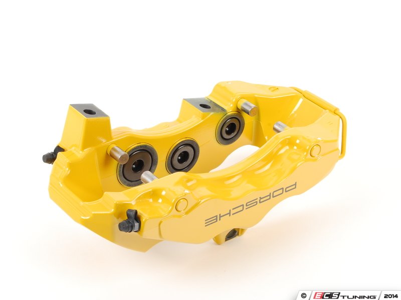Genuine Porsche 99635143231 Front Brake Caliper Yellow