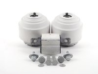 ES#2763481 - 2112402617KT1 - Drivetrain Mount Kit - Includes both Lemforder engine mounts and Lemforder transmission mount with hardware - Assembled By ECS - Mercedes Benz