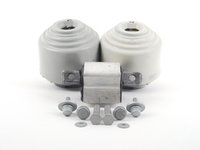 ES#2763482 - 2112402617KT2 - Drivetrain Mount Kit - Includes both Corteco engine mounts and Corteco transmission mount with hardware - Assembled By ECS - Mercedes Benz