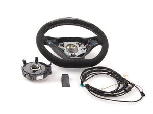 ES#2207063 - 32302165396 - BMW Performance Steering Wheel - Features a multifunction display, adjustable shift lights, and alcantara covered gripping surfaces - Genuine BMW M Performance - BMW
