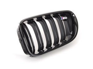 ES#2711394 - 51712352809 - BMW Performance Blackout Grille - Left - High gloss shadowline grille set to give your car the visual edge - Genuine BMW M Performance - BMW