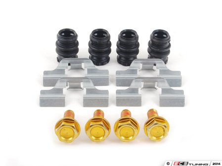 ES#2776695 - UP83248A - Rear Pad And Rotor Installation Kit  - All the caliper hardware and wear components for a clean and proper brake install - NAPA - Volkswagen