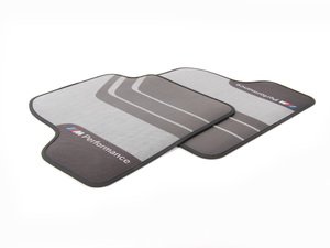 ES#2998351 - 51472409933 - BMW Performance Floor Mats - Rear - Performance inspired design with the ///M Performance logo - Genuine BMW M Performance - BMW