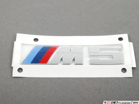 Genuine BMW - 51148060400 - F10 M5 M5 Trunk Emblem (51-14-8-060-400)