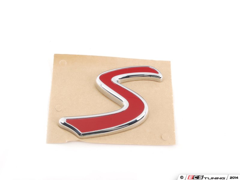 Genuine MINI - 51137414340 - S Grille Badge emblem (51-13-7-414-340)