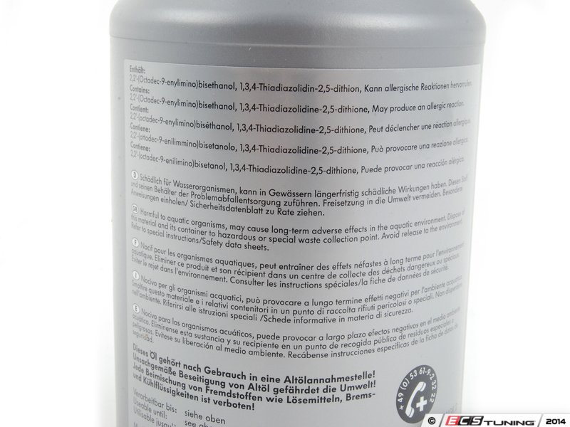 Genuine Volkswagen Audi - G052512A2 - Manual Transmission Fluid - 1 ...