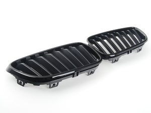 ES#2772131 - 51712336815KT - BMW Performance Blackout Grille Set - High gloss shadowline grille set to give your car the visual edge - Genuine BMW M Performance - BMW