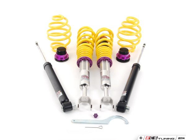 KW Suspension - 10280011 - KW V1 Series Coilover Kit - Fixed Dampening